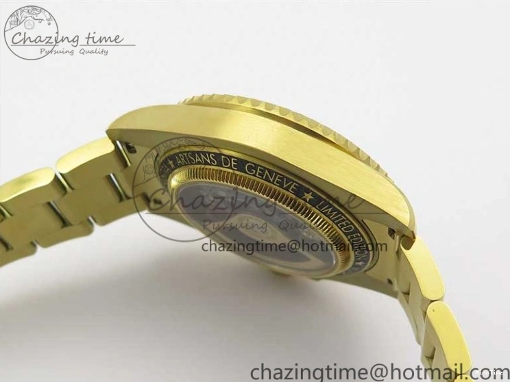 MiroTime 0214 Popular Andrea Pirlo Project Skeleton Submariner YG VRF Best Edition on YG Bracelet SA 2981